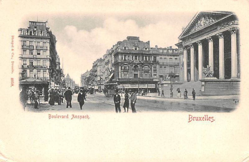 Boulevard Anspach Bruxelles Belgium Unused 