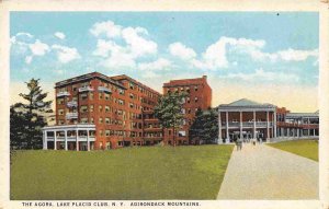 Agora Hotel Lake Placid Club Adirondack Mountains New York 1930s postcard