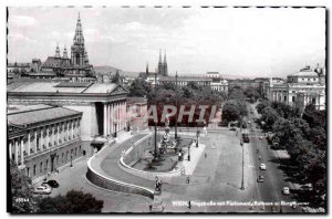 Modern Postcard Wien Parlament Ringstrasse thousand Rathaus