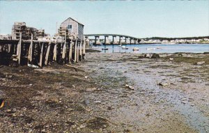 Jonesport and Beals Island Bridge Seen From Beals Island Maine