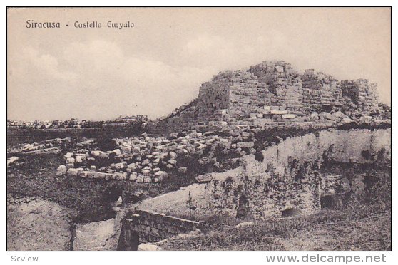 Castello Euryalo, SIRACUSA (Sicily), Italy, 1900-1910s