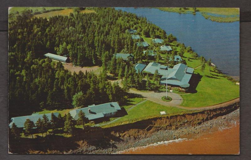 Aerial View Of Pictou Lodge & Cabins  Pictou, NS - 1970s Used Some Wear