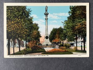 Wildey Monument Baltimore MD Litho Postcard H129804757