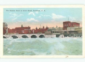 W-border RIVER SCENE Rochester New York NY AE6382