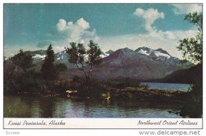 Kenai Peninsula, Northwest Orient Airlines, ALASKA, 40-60s