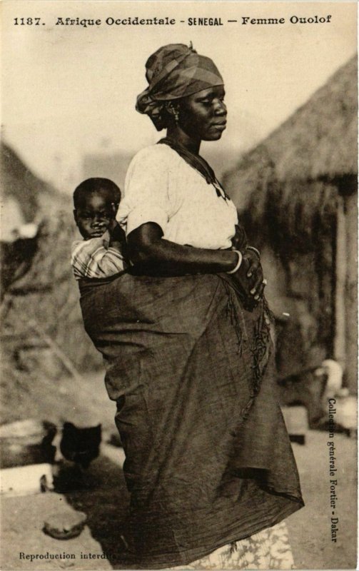 CPA AK Fortier 1187 Afrique Occidentale- Femme Ouolof SENEGAL (812059)