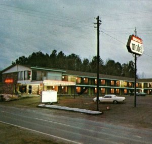 Vintage Holiday Hills Motel Calhoun, Georgia Postcard P168 