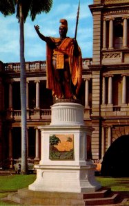 Hawaii Honolulu King Kamehameha Statue
