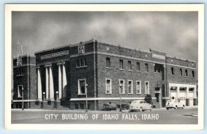 IDAHO FALLS, ID ~ CITY BUILDING ca 1930s Bonneville County  Postcard