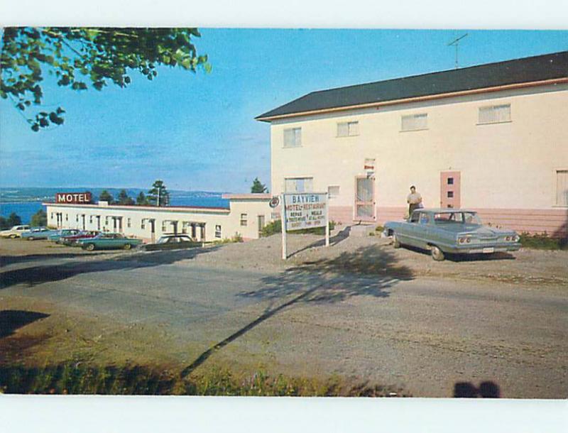 Pre-1980 BAYVIEW MOTEL Port-Daniel-Centre - Near Chandler Quebec QC o0642