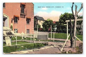 Boot Hill Dodge City Kansas Postcard