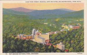 Arkansas Hot Springs National Park View From Tower Medical Arts Building Arli...