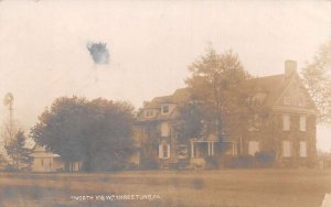 Three Tuns Pennsylvania North View Street Scene Real Photo Postcard AA84241