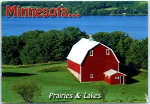 Postcard - Minnesota... Prairies & Lakes