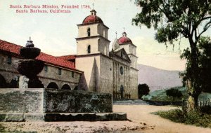 CA - Santa Barbara. Santa Barbara Mission