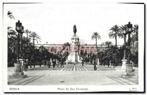 Old Postcard Sevilla Plaza De San Fernando