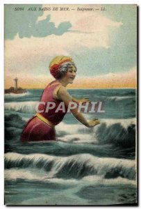 Old Postcard Female Seating Jersey
