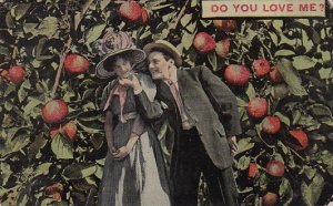Romantic Couple Do You Love Me 1911