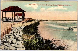 Postcard BEACH SCENE Wildwood New Jersey NJ AN2720