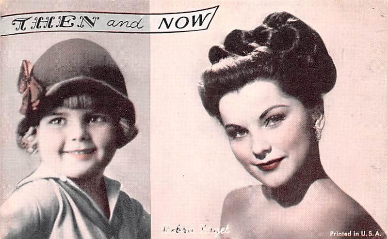 Then and Now, Debra Paget Actor, Movie Star Mutoscope Unused 