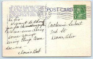 NEW YORK, NY  Randall's Island TRIBOROUGH BRIDGE Traffic Junction 1938  Postcard