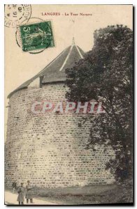 Old Postcard Langres Navarre Tower