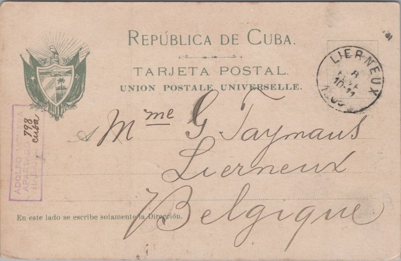 Camino en Cuba Vintage Postcard C367