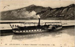 CPA AIX-les-BAINS Le Bateau HAUTECOMBE et la Dent du Chat (681893)