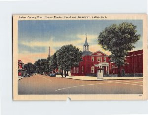 Postcard Salem County Court House, Salem, New Jersey