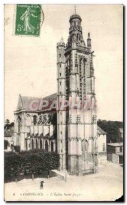 Old Postcard Compiegne L Eglise Saint Jacques