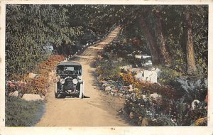 Model â€“ T car driving down the road D.P.O. , Discontinued Post Office ...