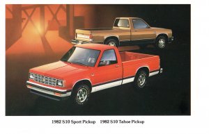 US    PC3561 1982 CHEVY S10 SPORTS PICKUP, S10 TAHOE PICKUP