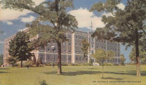 DR. NICHOLS' SANATORIUM Savannah, Missouri Cancer Treatment Vintage Postcard