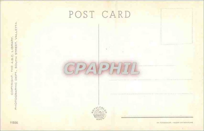 Postcard Modern Auberge Castille Valletta Malta