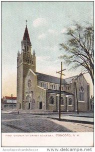 New Hampshire Concord First Church Of Christ Scientist 1908