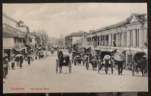 Mint Singapore RPPC Real Picture Postcard New Bridge Road View