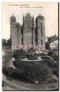 Rodez - The Cathedral - Old Postcard