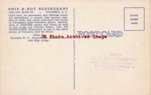 SC, Columbia, South Carolina, Ship A-Hoy Restaurant, Interior, Teich No 1B-H2616