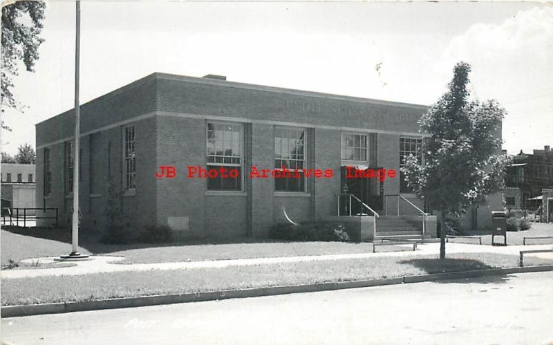 IA, Hamburg, Iowa, RPPC, Post Office Building, Exterior View, LL Cook Photo