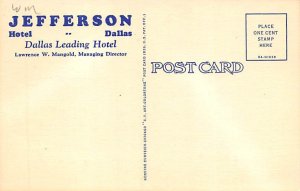 Hotel Jefferson - Dallas, Texas TX