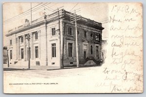 Wilkes Barre Pennsylvania~Government Bldg Post Office~Beaux-Arts~1906 Postcard