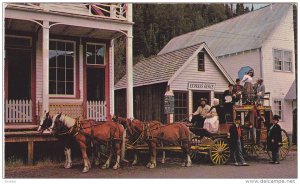 Barnard's Stagecoach , BARKERVILLE , B.C. , Canada , 50-60s