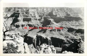 Grand Canyon National Park, RPPC, Panorama Scenic View, 1946 PM, Photo No W-179