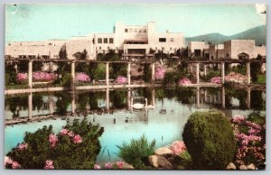 Samarkand Persian Hotel Santa Barbara CA UNP Hand Colored Albertype Postcard K8