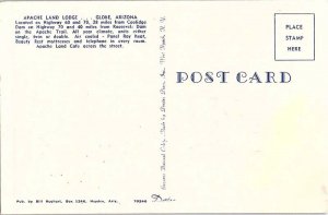 Postcard LODGE SCENE Globe Arizona AZ AI7939