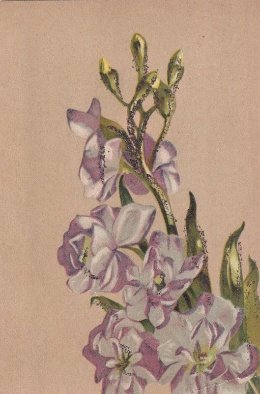 STILL LIFE, 1901-07s; Lilac Flowers with Glitter detail