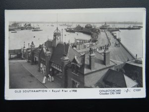 SOUTHAMPTON Royal Pier c1908 RP Postcard by Pamlin Repro C1038