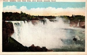 New York Niagara Falls General View From Steel Arch Bridge