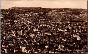 Germany Stuttgart mit Hasenberg Vintage Postcard 09.99