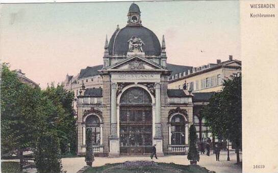 Germany Wiesbaden Kochbrunnen